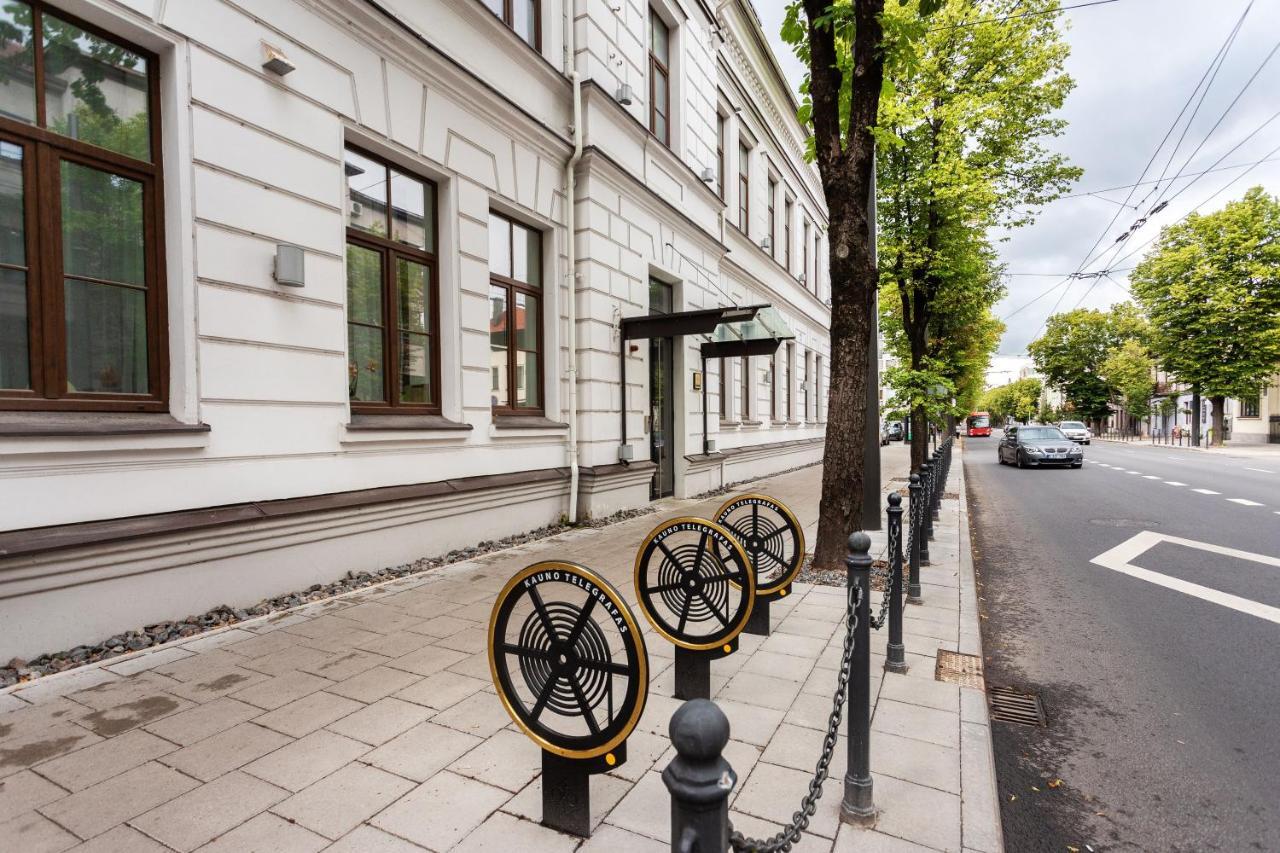 Appartamento Telegrafas Lofts Centre Of Kaunas By Strazdo Telegrafas Esterno foto